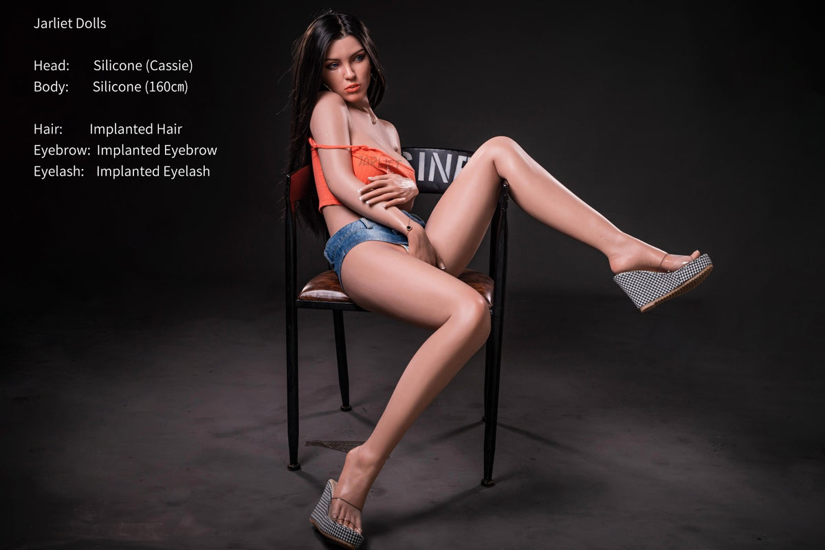 cassie muñeca sexual (Jarliet Copa C de silicona de 160 cm)