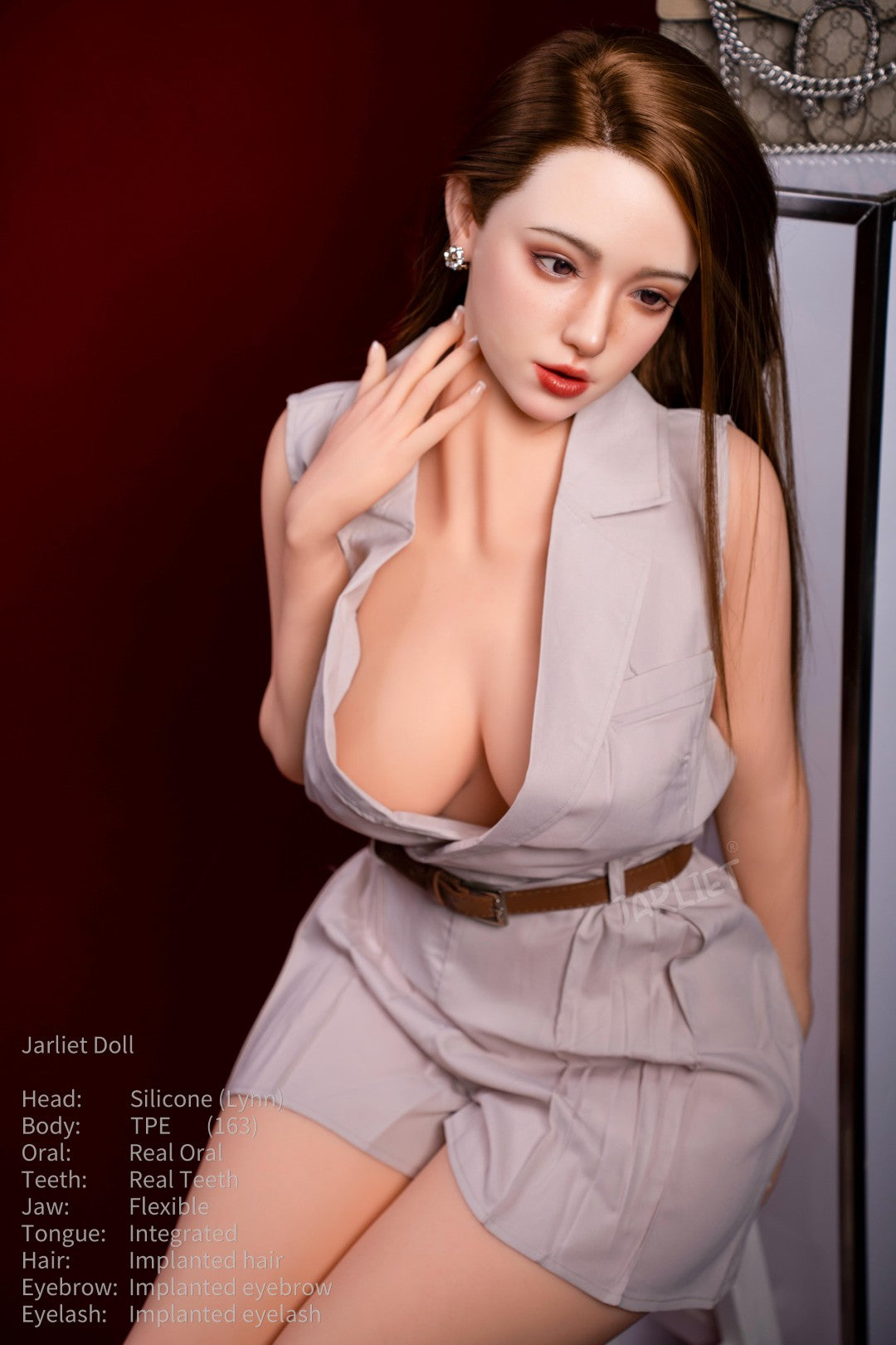 Lynn muñeca sexual (Jarliet 163cm D-Kupa TPE+Silicona)