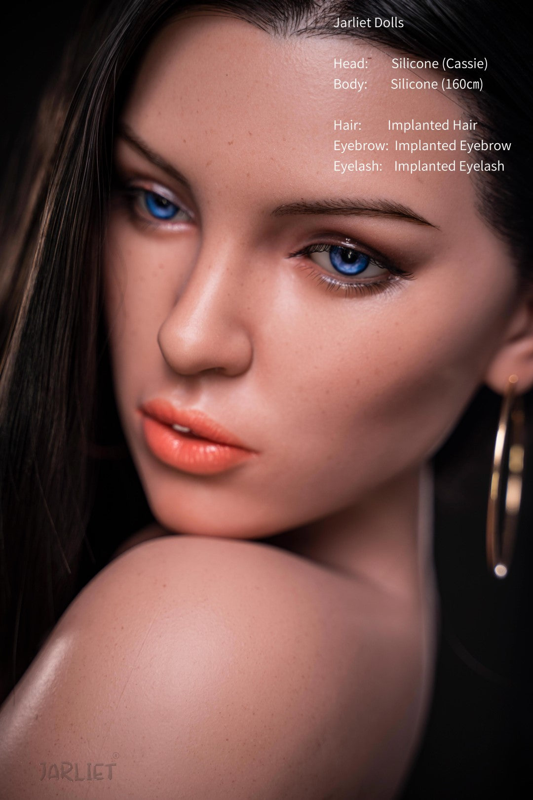 cassie muñeca sexual (Jarliet Copa C de silicona de 160 cm)