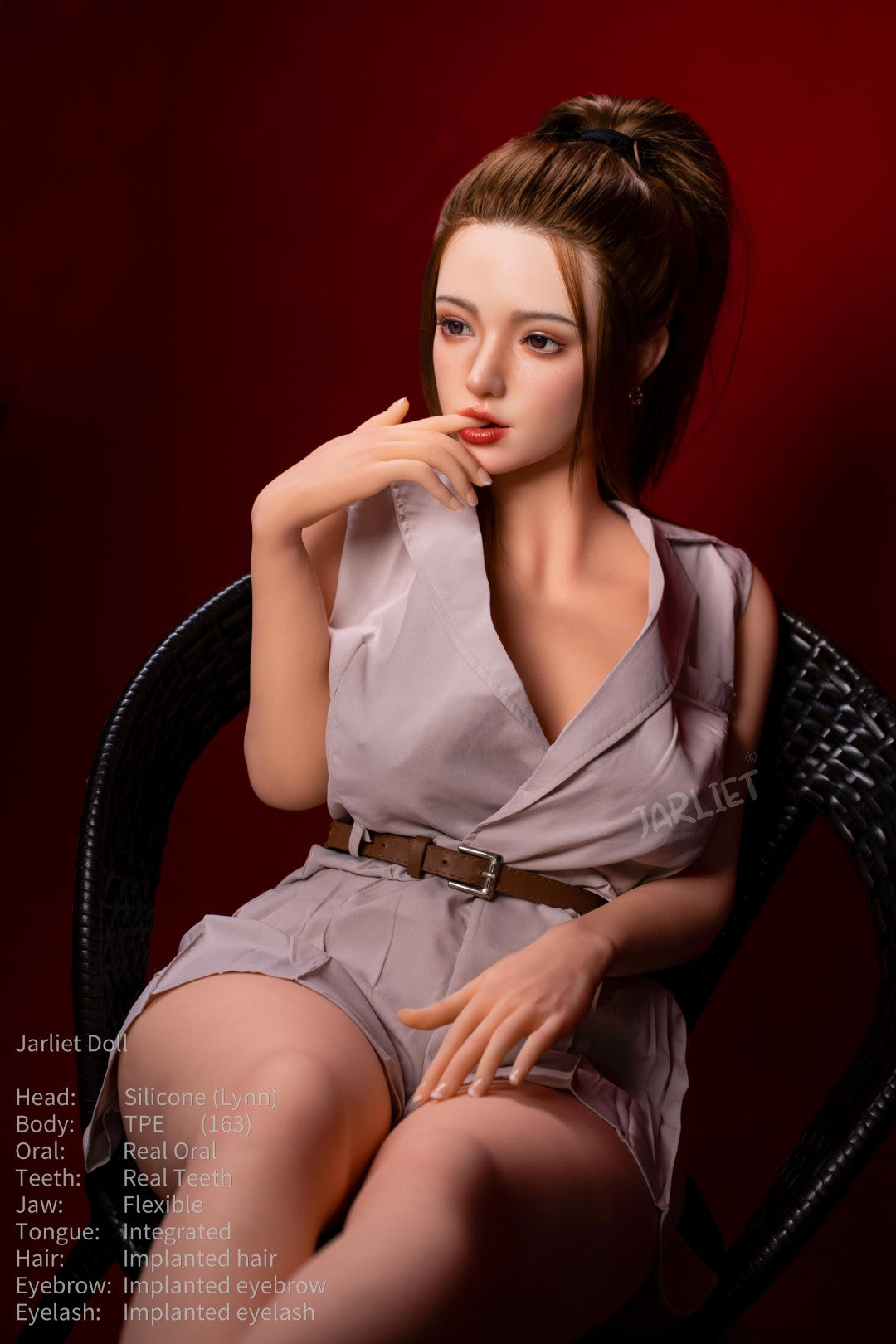 Lynn muñeca sexual (Jarliet 163cm D-Kupa TPE+Silicona)
