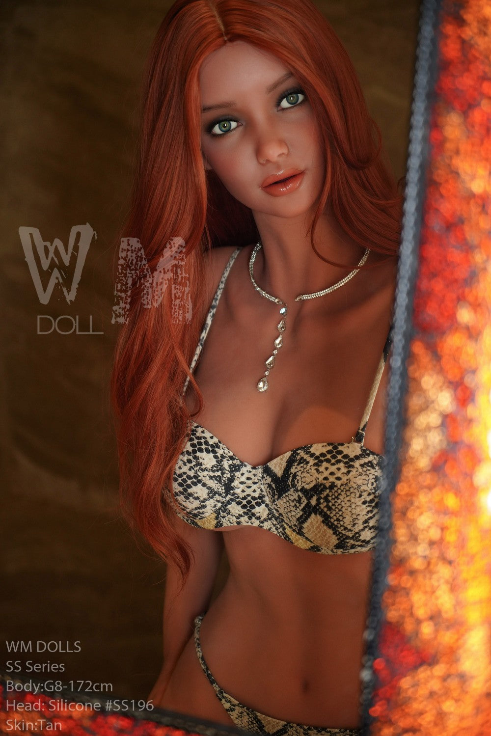 Rebecka muñeca sexual (WM-Doll 172cm D-Kupa #SS196 TPE+Silicona)