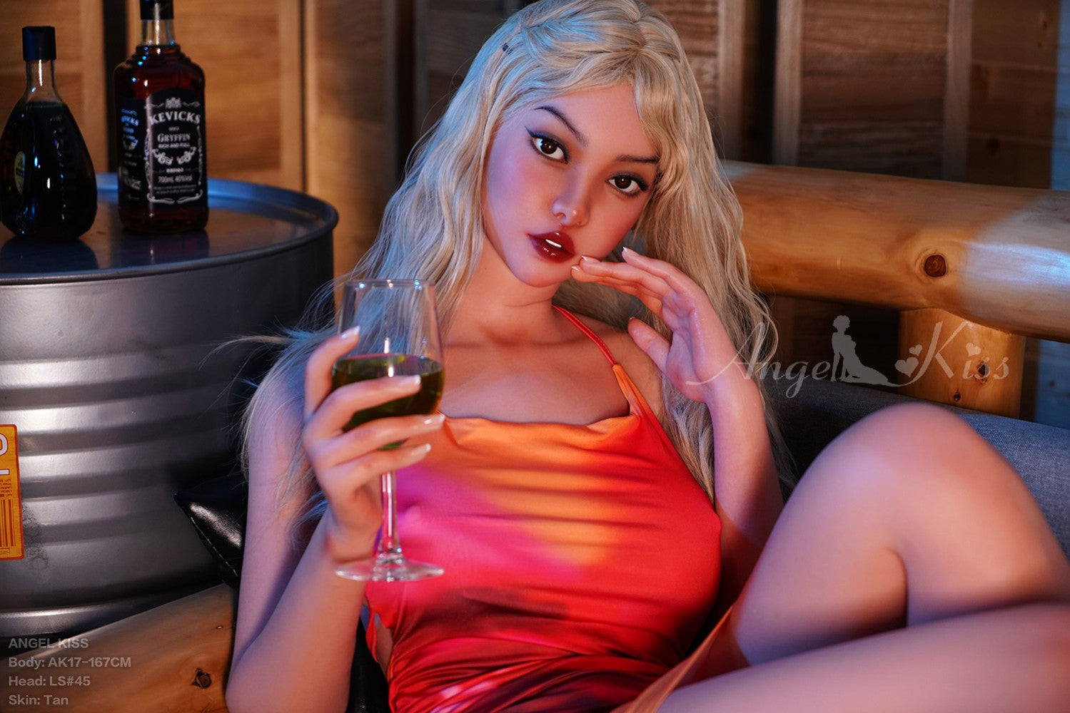 Marlene muñeca sexual (Ak-Doll 167cm D-Kupa #LS45 Silicone)