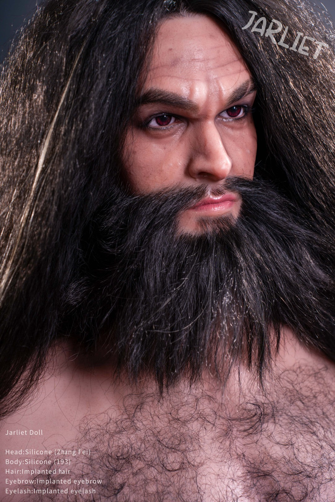 Masculino muñeca sexual Zhang Fei de Jarliet – Muñeca Realista de 193 cm con Cuerpo Musculoso