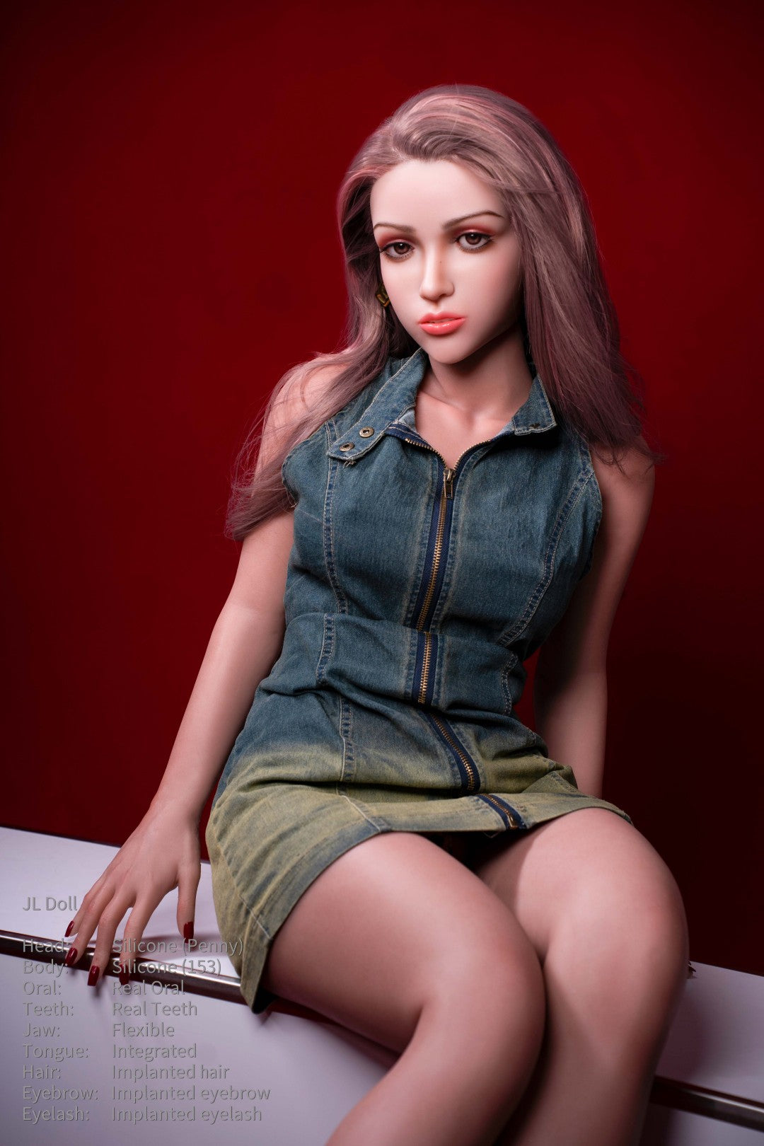 Centavo muñeca sexual (Jarliet Silicona C-Cup de 153 cm)
