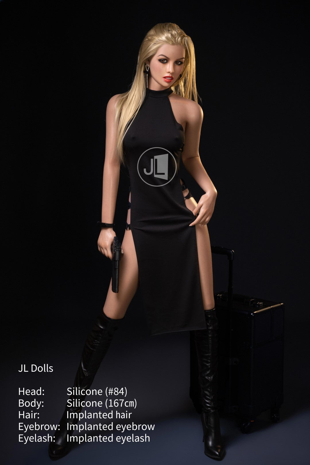 blanca muñeca sexual (Jarliet 167 cm copa B de silicona)