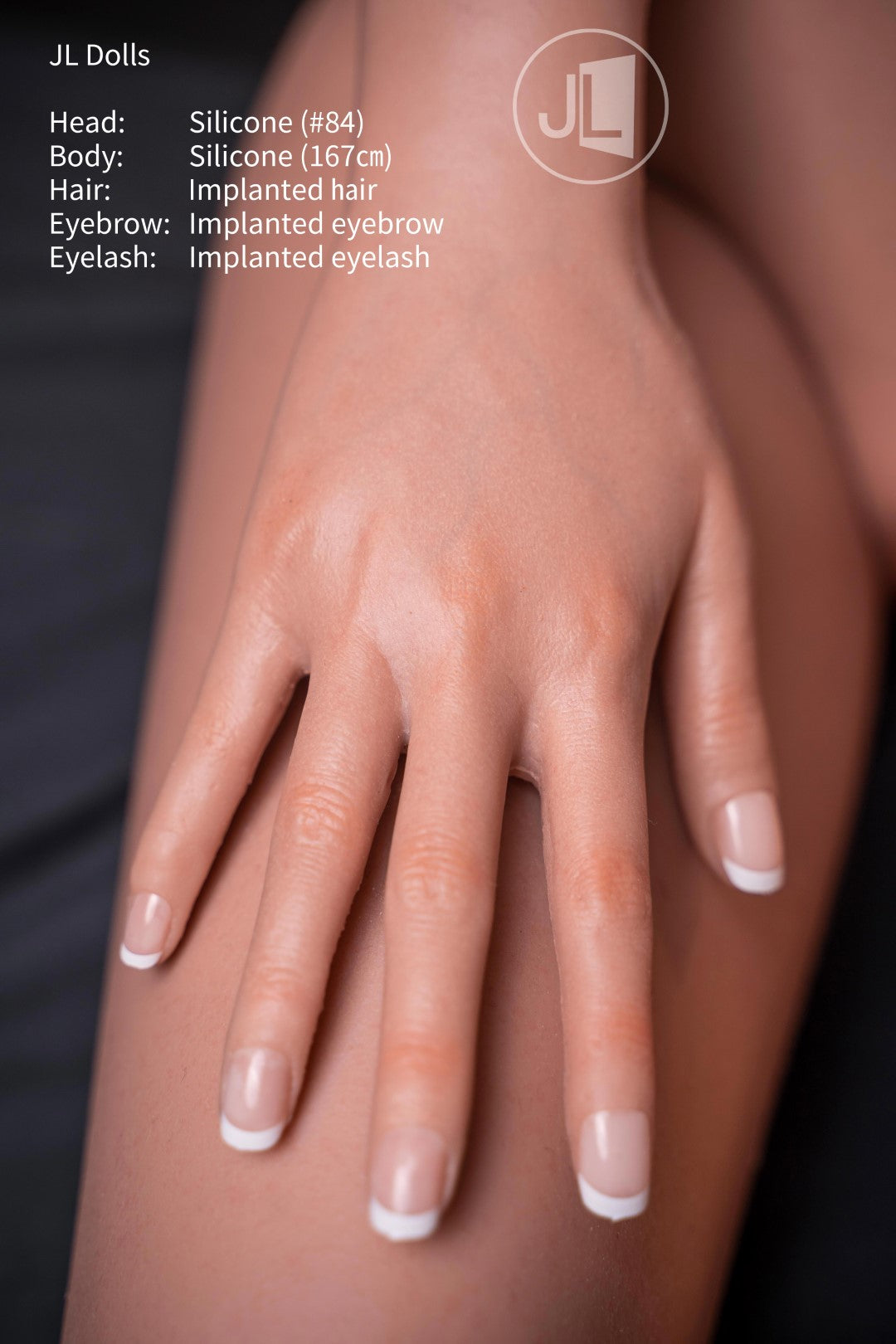 blanca muñeca sexual (Jarliet 167 cm copa B de silicona)