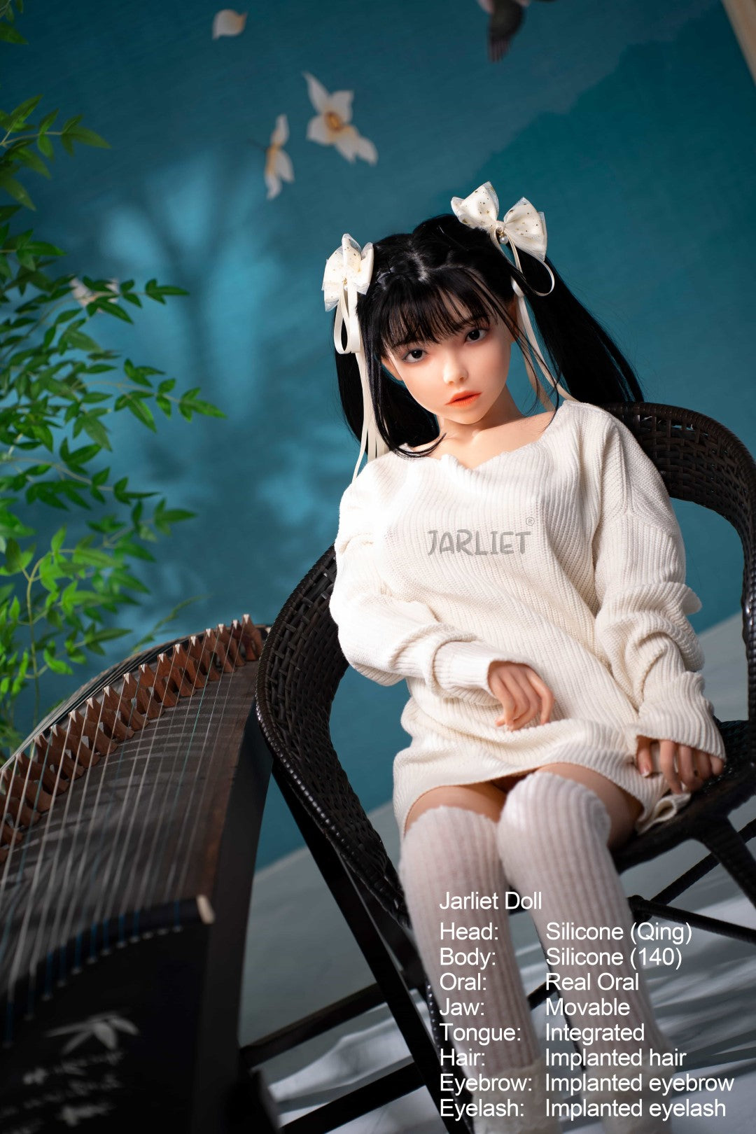 Qing muñeca sexual (Jarliet Copa C de silicona de 140 cm)