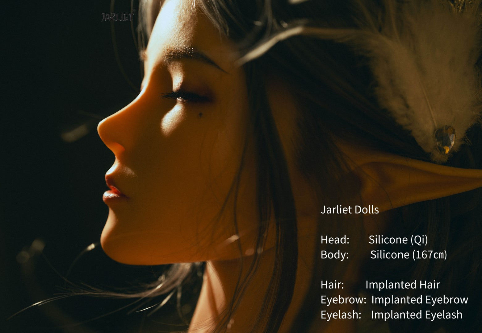 chi muñeca sexual (Jarliet 167 cm copa B de silicona)