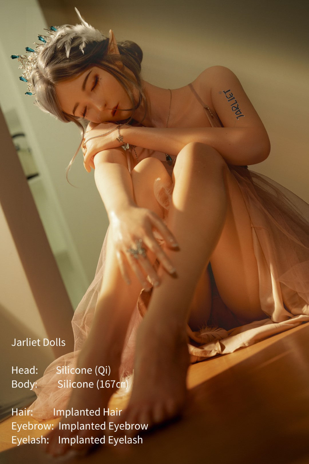 chi muñeca sexual (Jarliet 167 cm copa B de silicona)