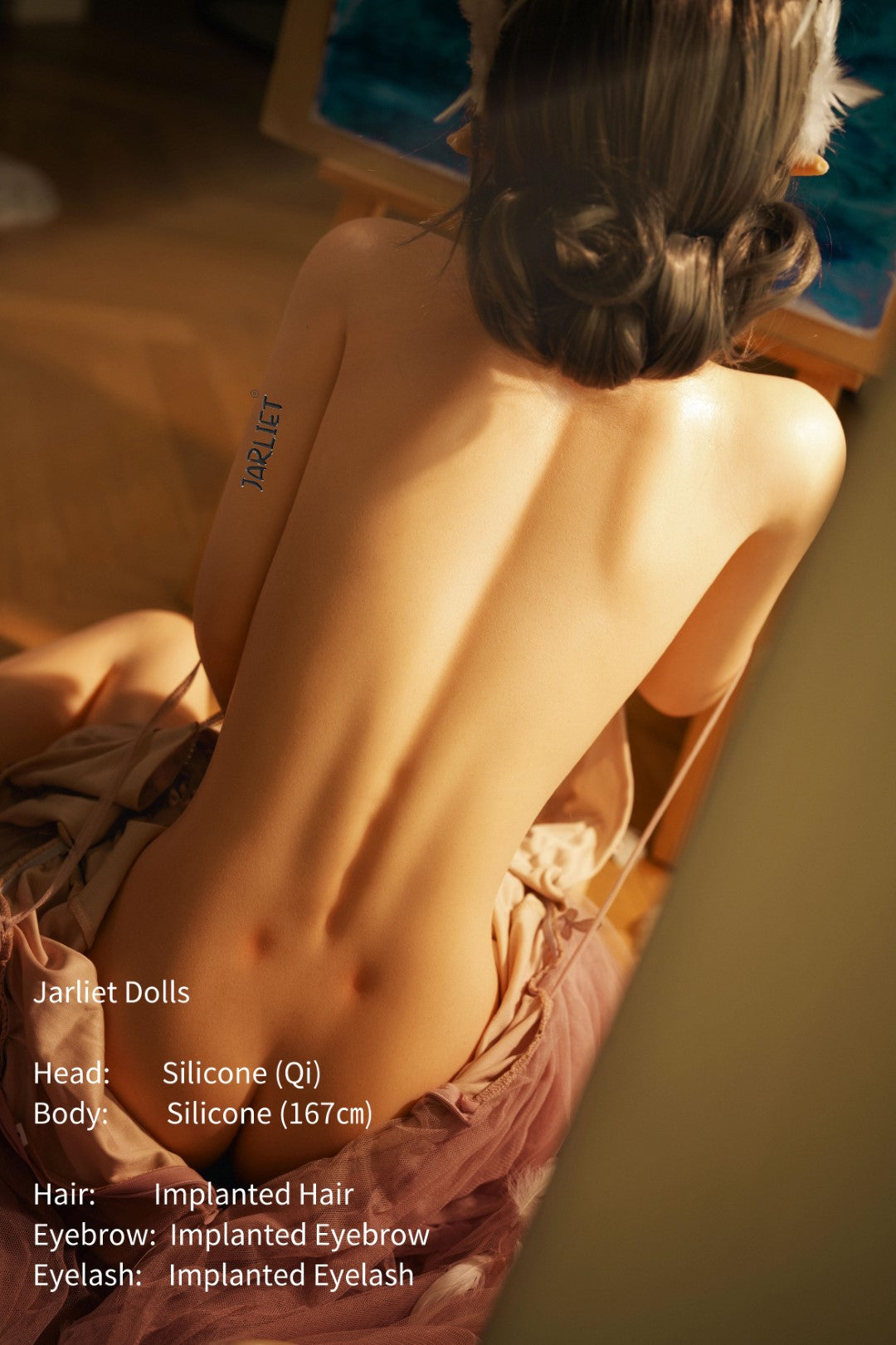 chi muñeca sexual (Jarliet 167 cm copa B de silicona)