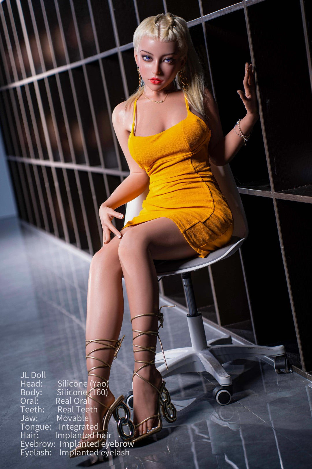 Yao muñeca sexual (Jarliet Copa C de silicona de 160 cm)