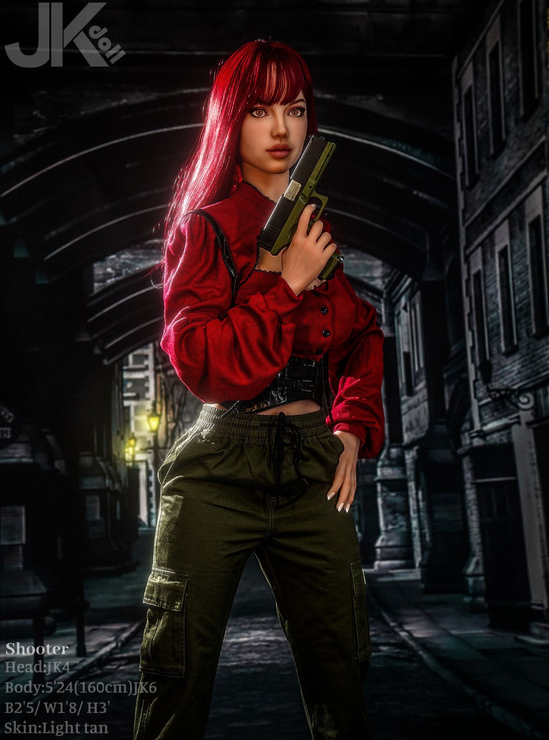 tirador muñeca sexual (JK-Doll Copa D de 160 cm JK4 TPE)