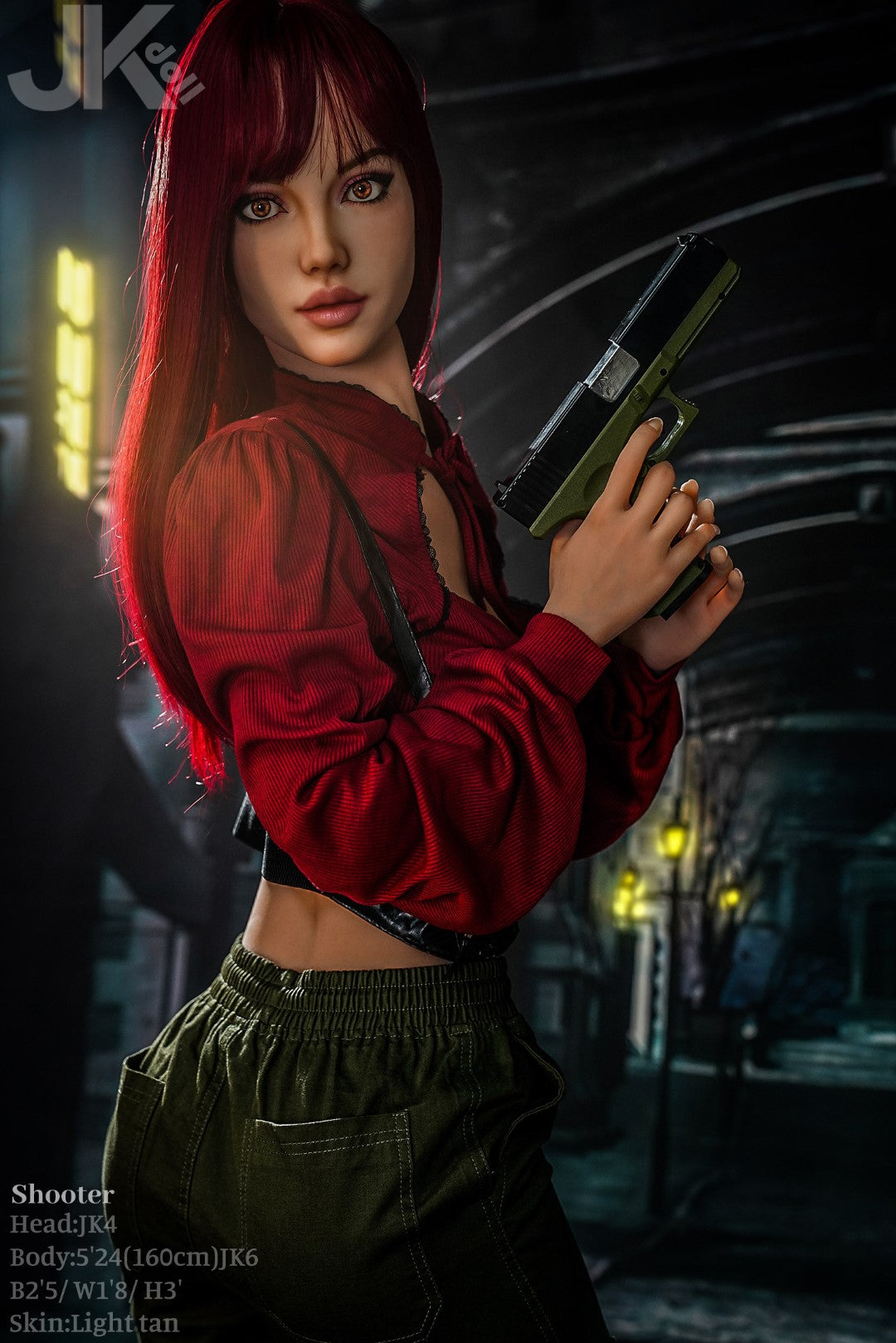 tirador muñeca sexual (JK-Doll Copa D de 160 cm JK4 TPE)