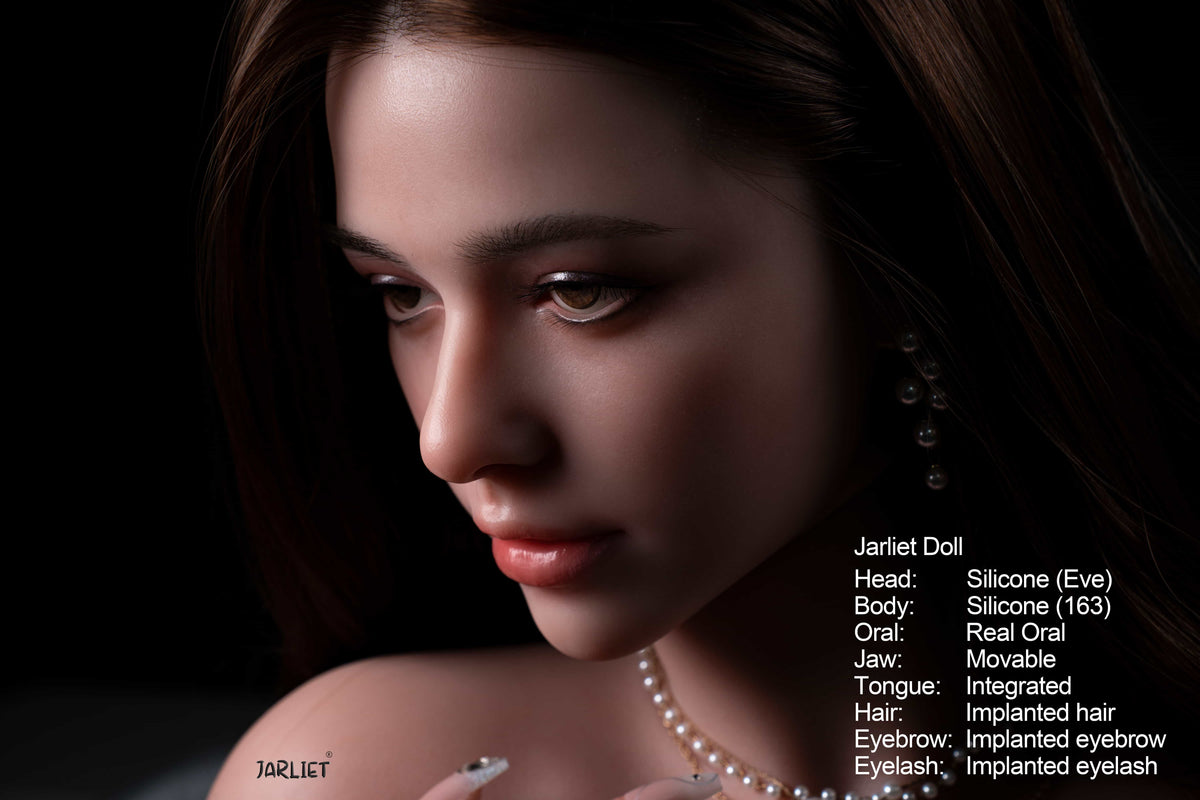 Víspera muñeca sexual (Jarliet 163 cm D-Cup de silicona)
