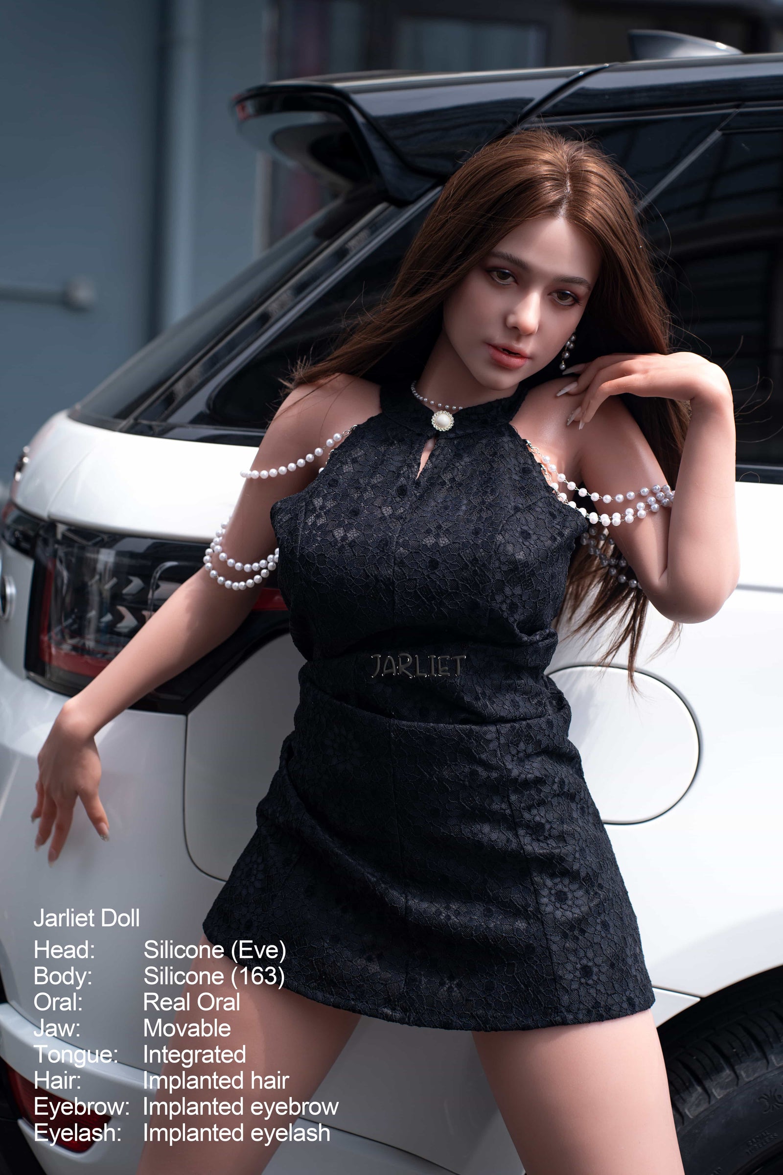Víspera muñeca sexual (Jarliet 163 cm D-Cup de silicona)