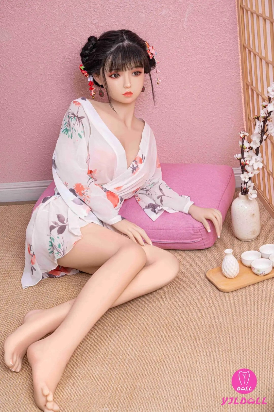 Irene muñeca sexual (YJL Doll 148 cm C-CUP #210 TPE+Silicona)