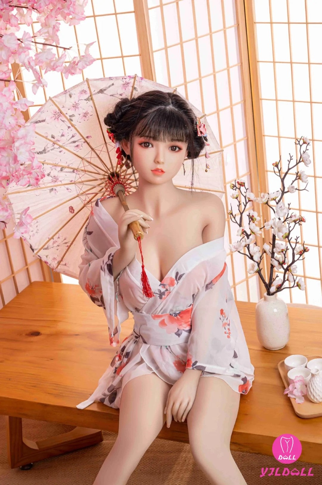 Irene muñeca sexual (YJL Doll 148 cm C-CUP #210 TPE+Silicona)