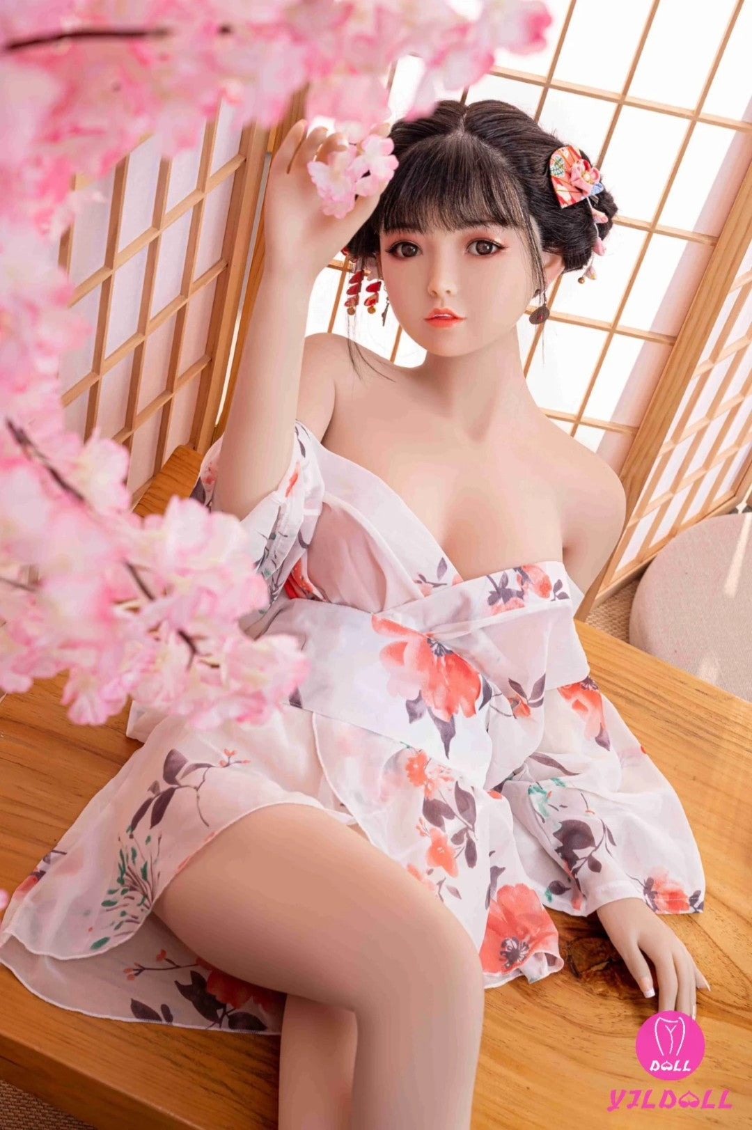 Irene muñeca sexual (YJL Doll 148 cm C-CUP #210 TPE+Silicona)