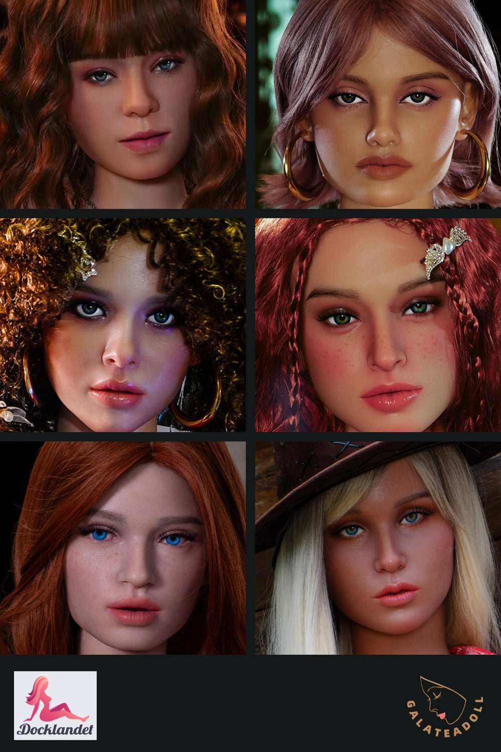 cabeza adicional (Galatea Doll Originales de silicona)