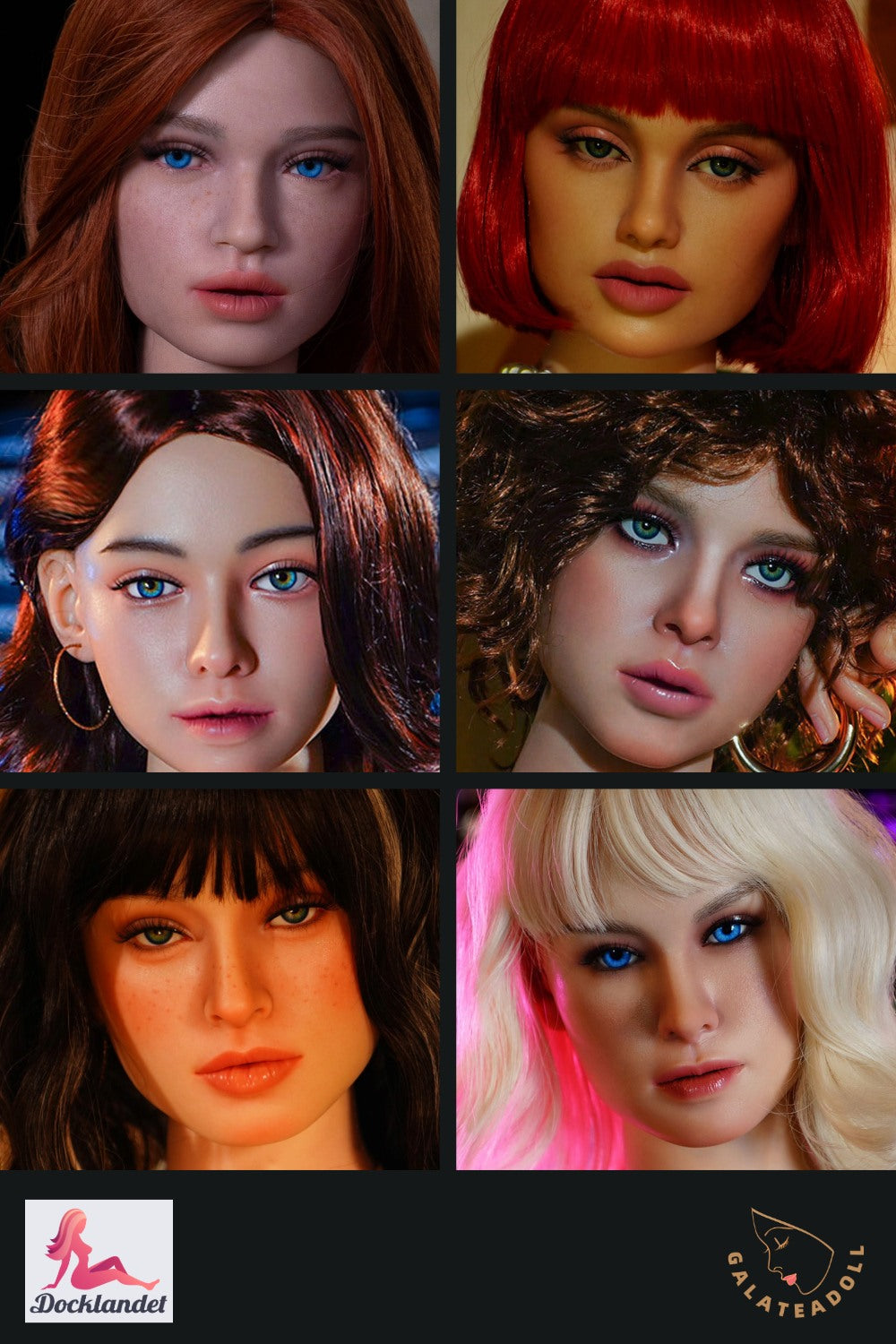 cabeza adicional (Galatea Doll Originales de silicona)