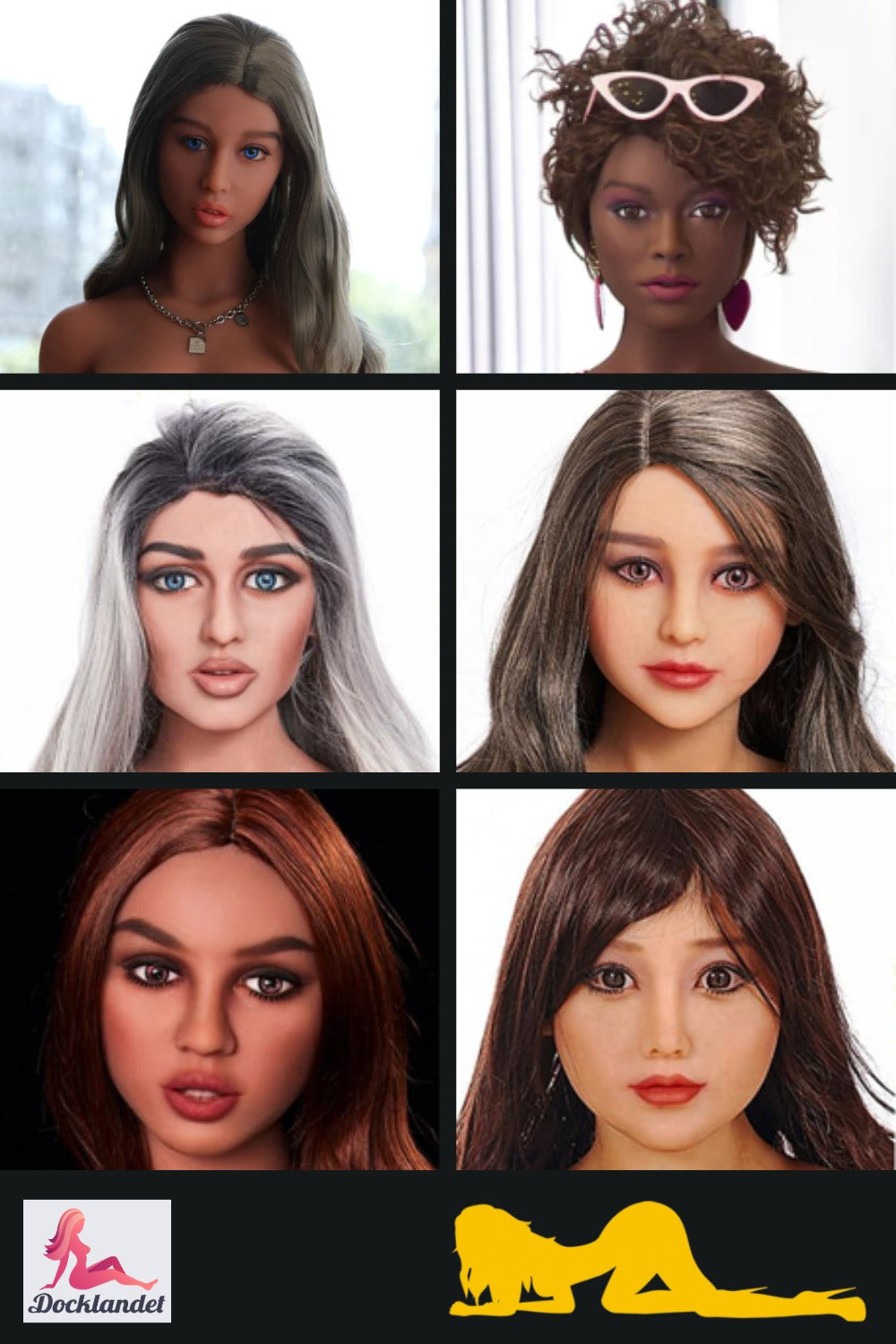 cabeza adicional (Irontech Doll TPE originales)