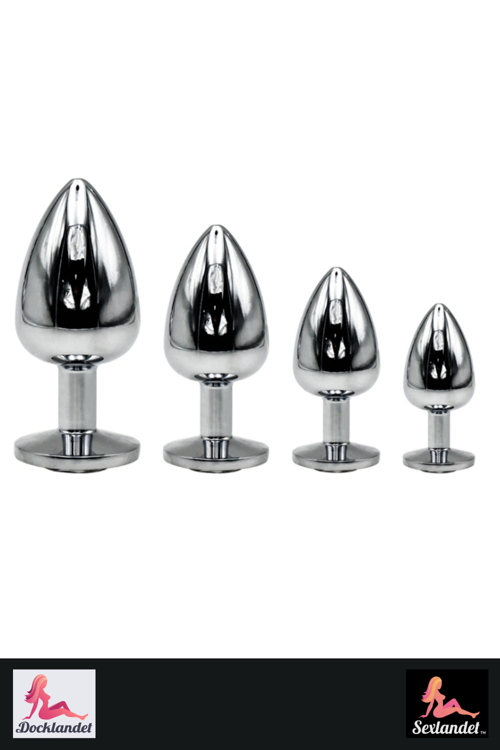 Butt Enchip In Aluminium - Establecido con 4 tamaños