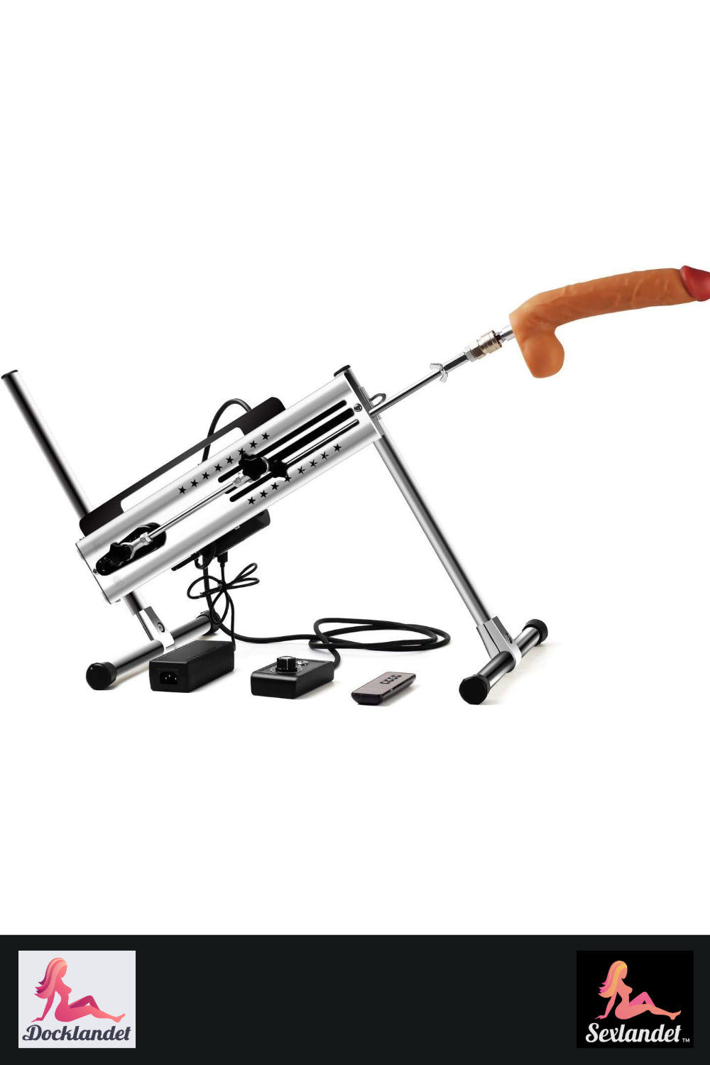 Máquina sexual profesional con velocidad ajustable y control dual - Motor de 120 W