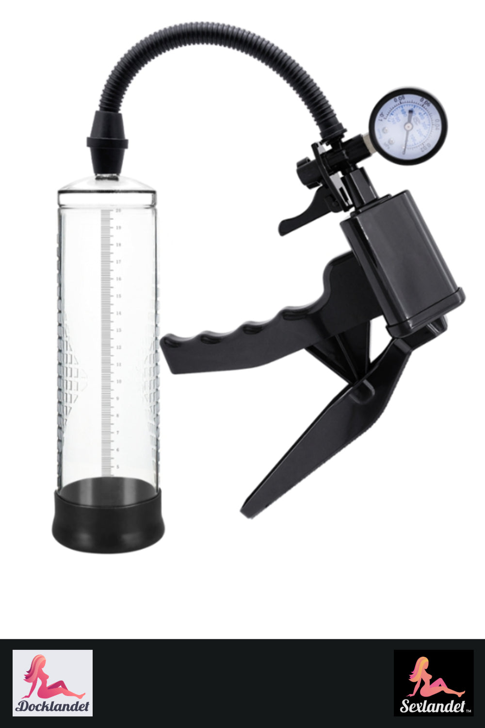 Manual de bomba de pene - Con manómetro (Sexlandet)