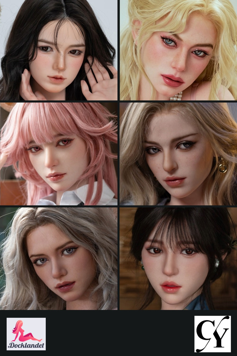 cabeza adicional (TOP-CYDoll Originales de silicona)