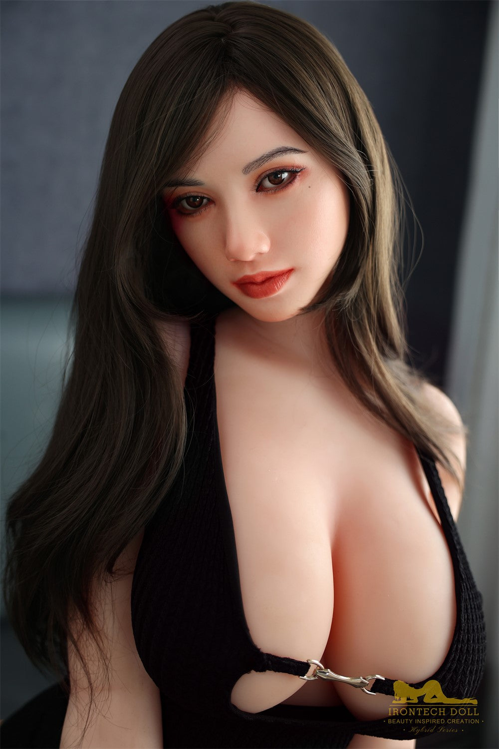 ella muñeca sexual (Irontech Doll 161cm E-Kupa S30 TPE+Silicona)