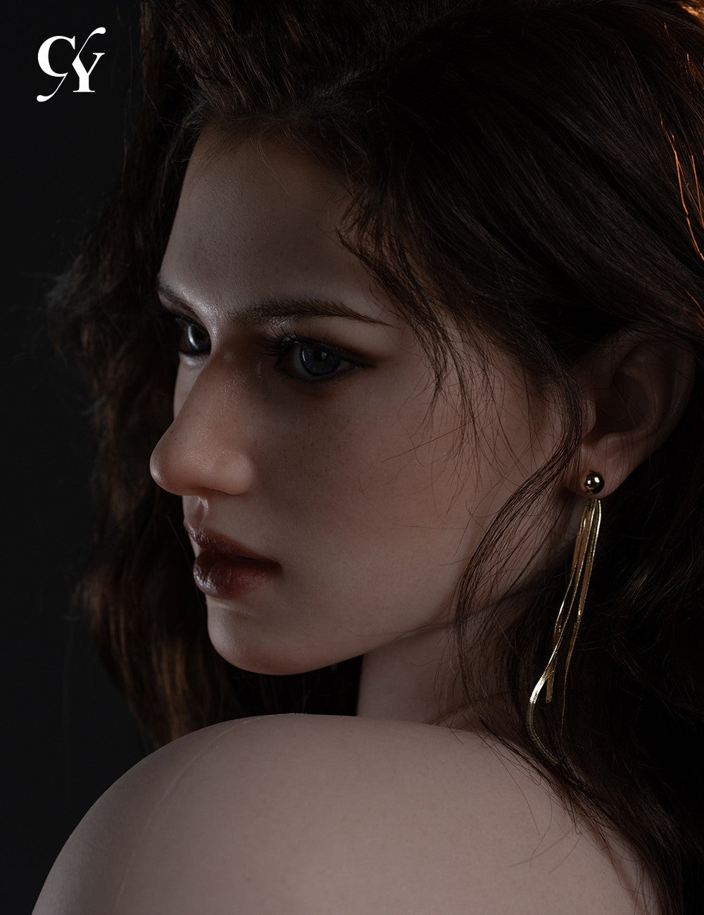 Elva muñeca sexual (TOP CYDOLL 176cm E-cup TPE+Silicona)