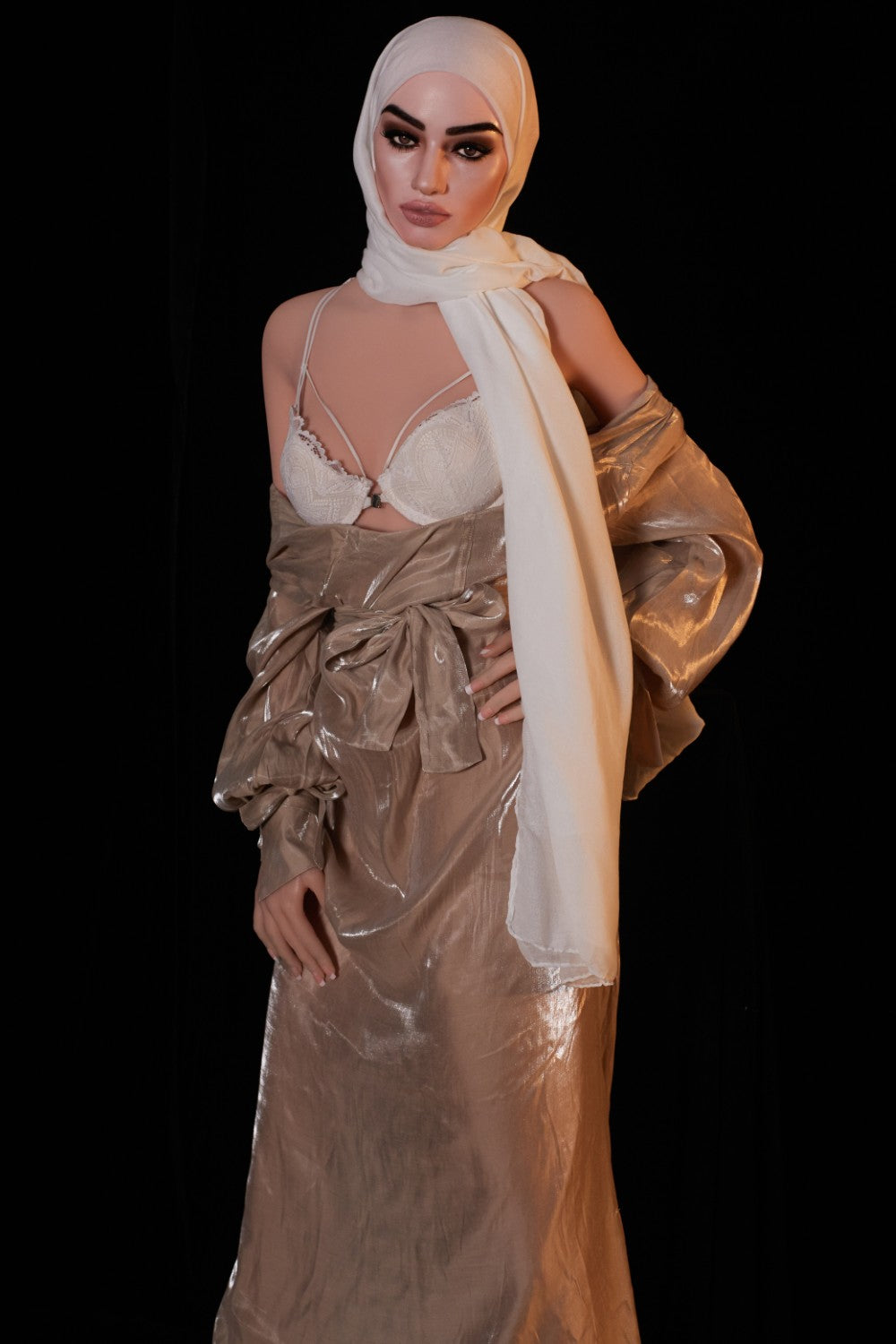 Zara muñeca sexual (Climax Doll Pro 177cm Copa A TPE+Silicona)