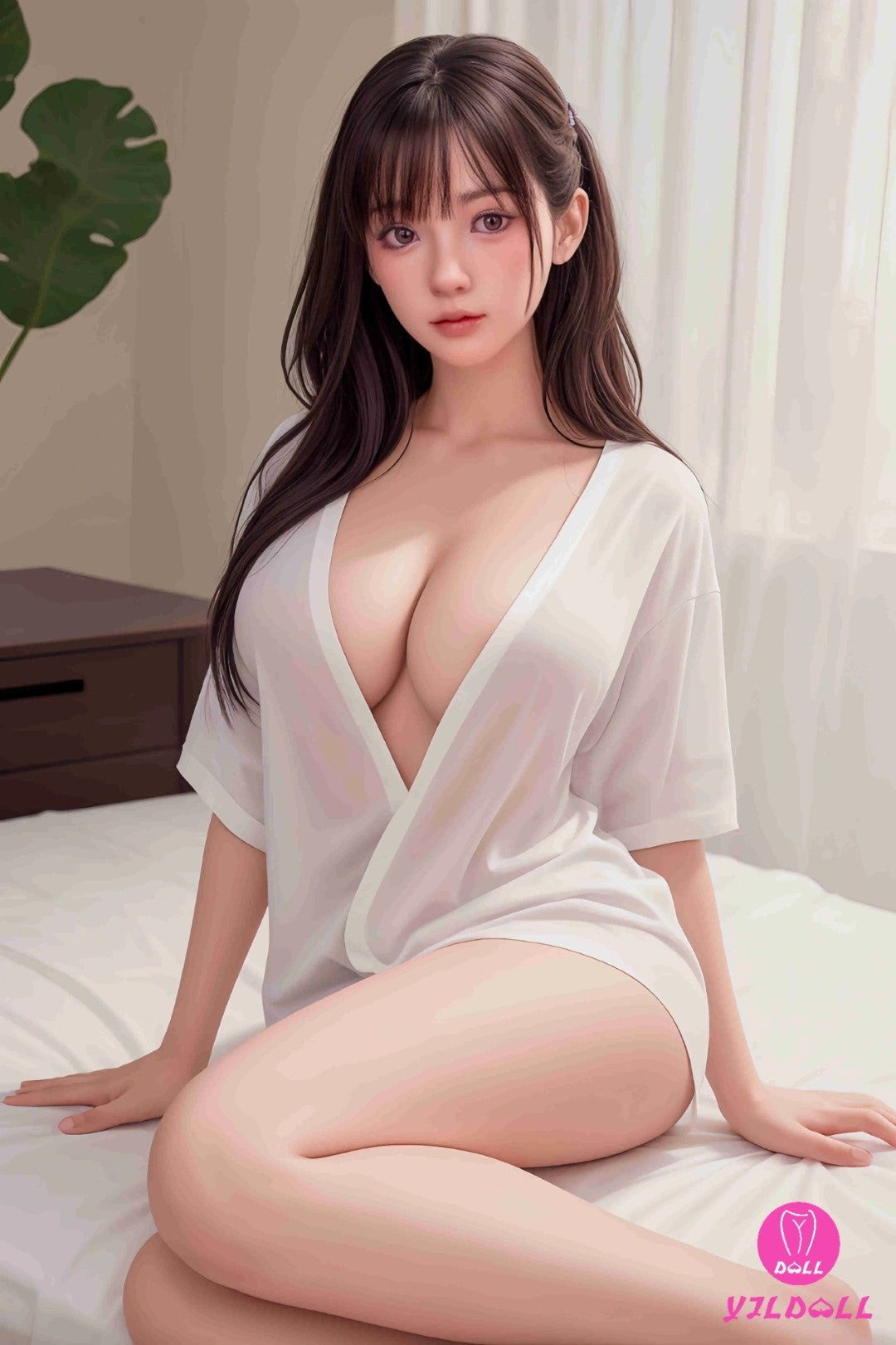 Bao Hong muñeca sexual (YJL Doll 168 cm D-CUP #465 Silicona)