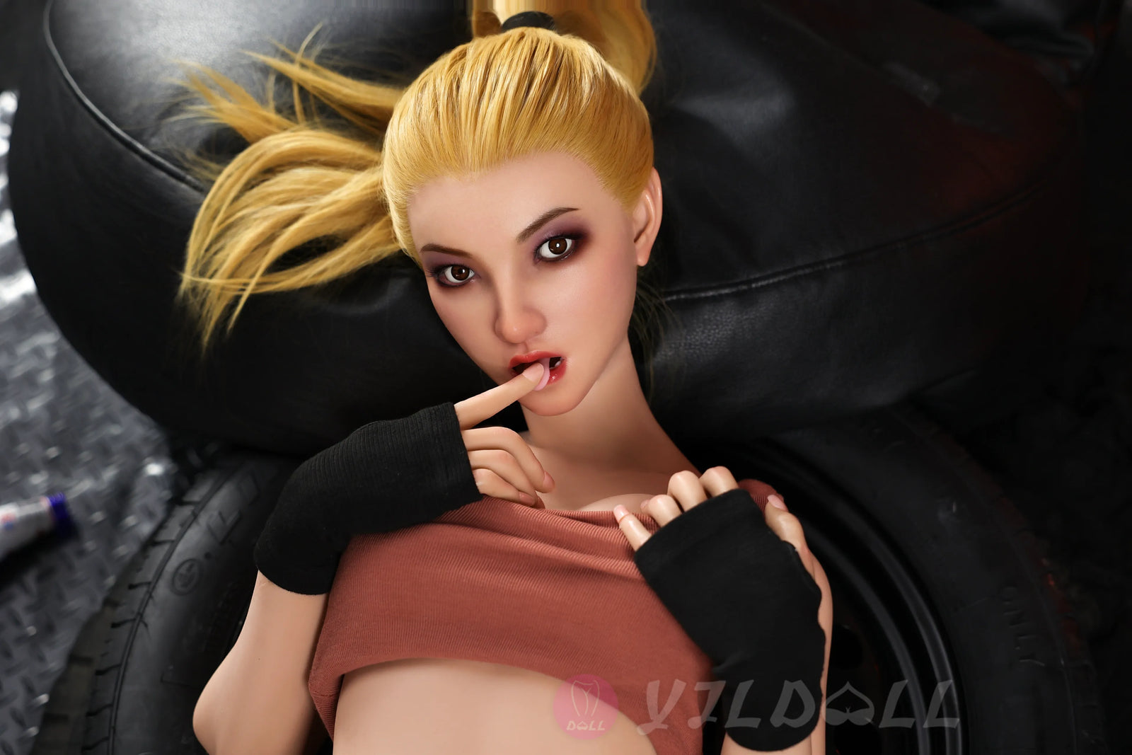 Ariana muñeca sexual (YJL Doll Copa E de silicona de 160 cm)