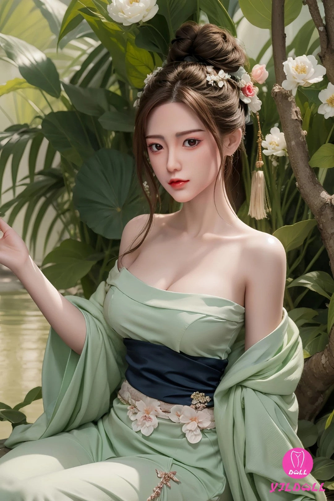 Maldito Jing muñeca sexual (YJL Doll 165 cm D-Cup #449 Silicona)