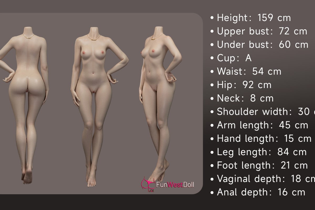 Giselle Sex doll (FunWest Doll 159cm A-cup #056SJ silicone)