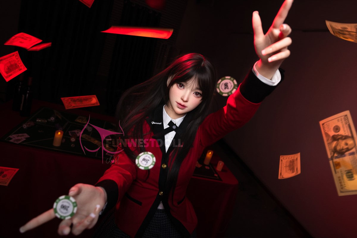 Yumeko Jabami muñeca sexual (FunWest Doll 159 cm Copa A #038S Silicona)