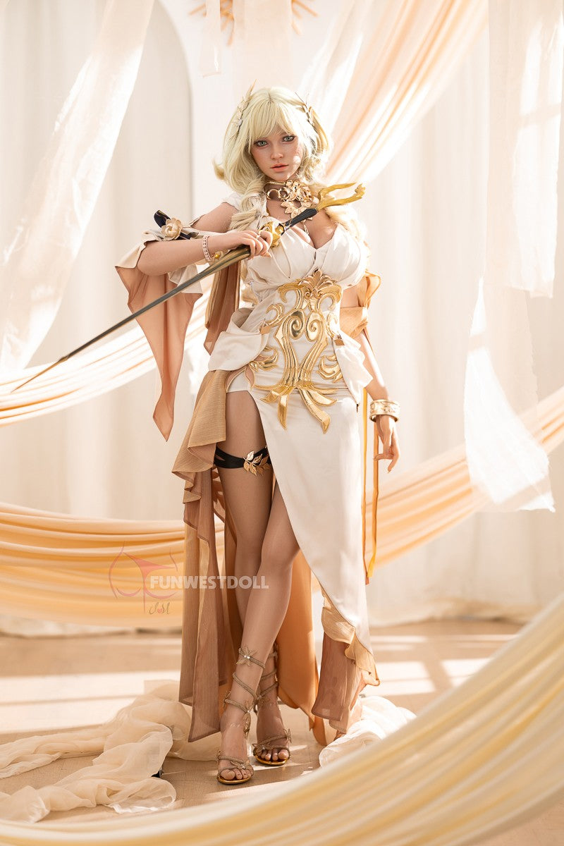 Bella muñeca sexual (FunWest Doll Copa G de 157 cm #037SJ RST silicona)