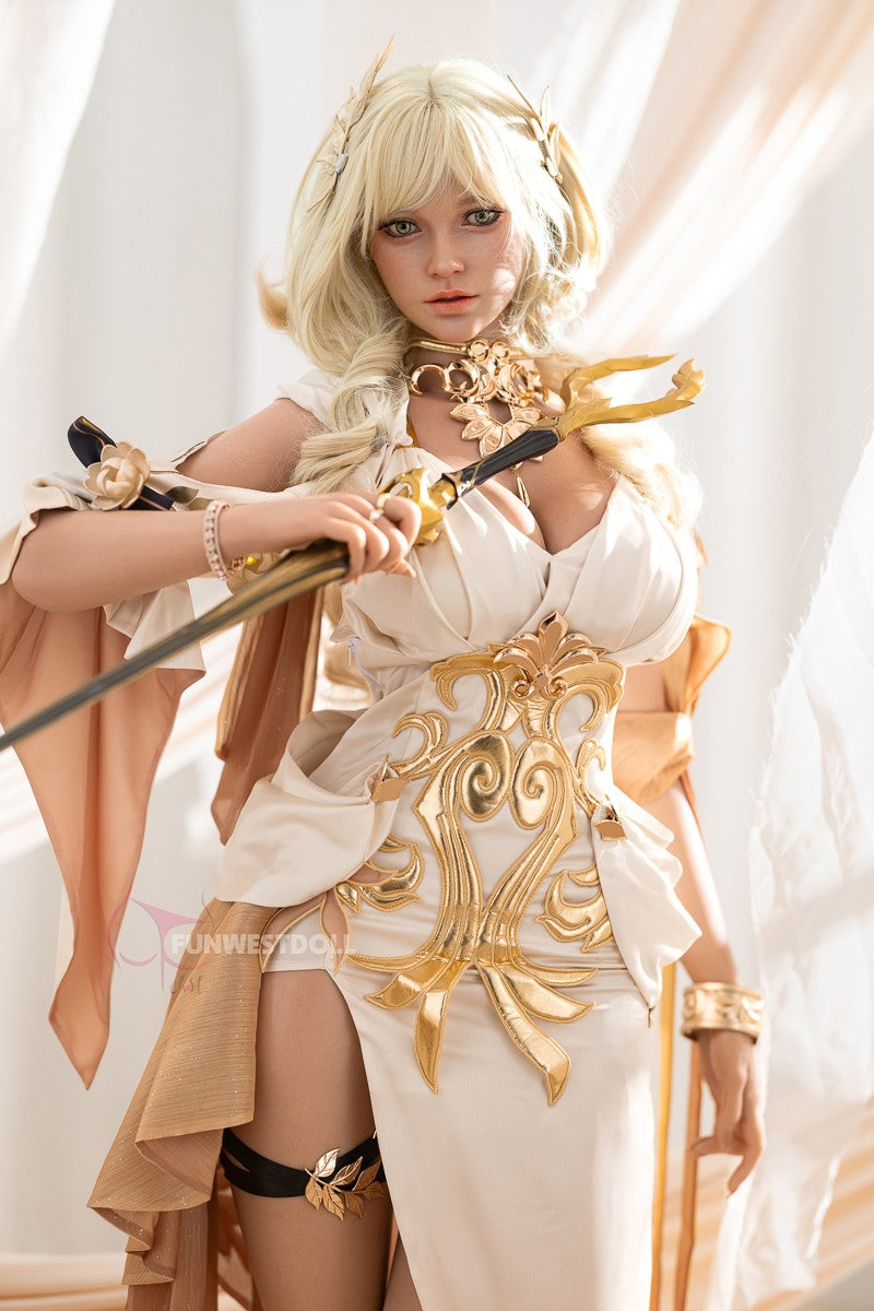 Bella muñeca sexual (FunWest Doll Copa G de 157 cm #037SJ RST silicona)