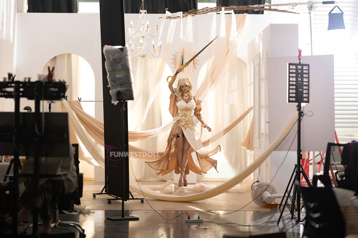 Bella muñeca sexual (FunWest Doll Copa G de 157 cm #037SJ RST silicona)