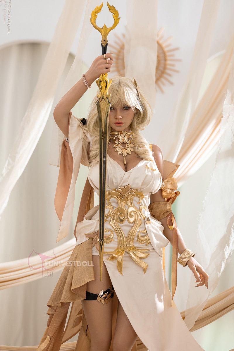 Bella muñeca sexual (FunWest Doll Copa G de 157 cm #037SJ RST silicona)