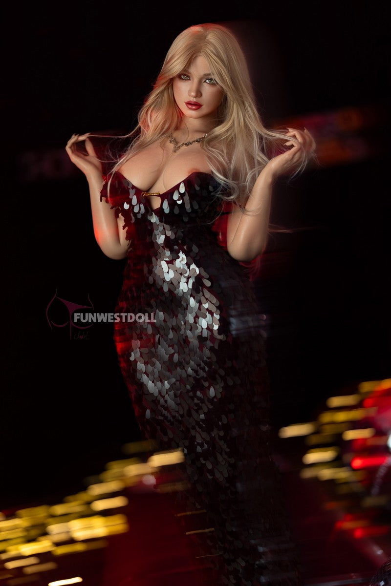 Lyra muñeca sexual (FunWest Doll Copa G de 157 cm #054SJ RST silicona)