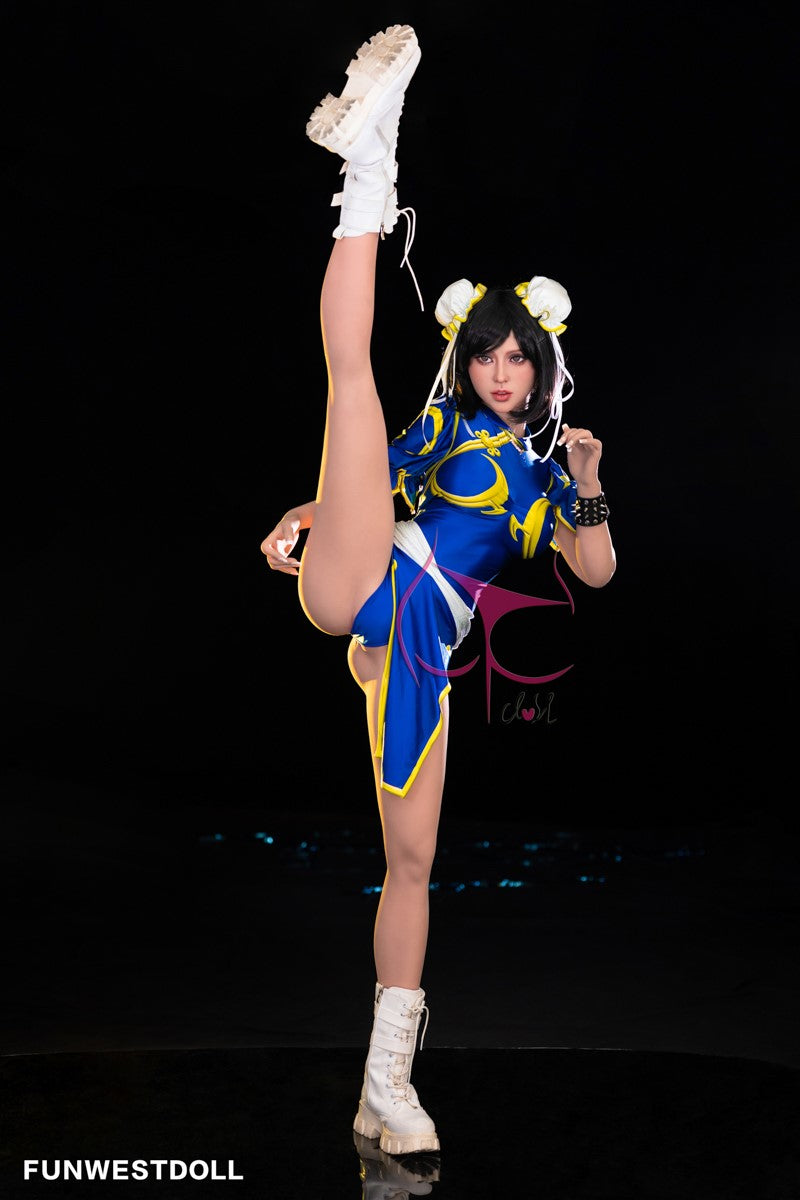 Chun Li muñeca sexual (FunWest Doll 155 cm Copa F #032 TPE)