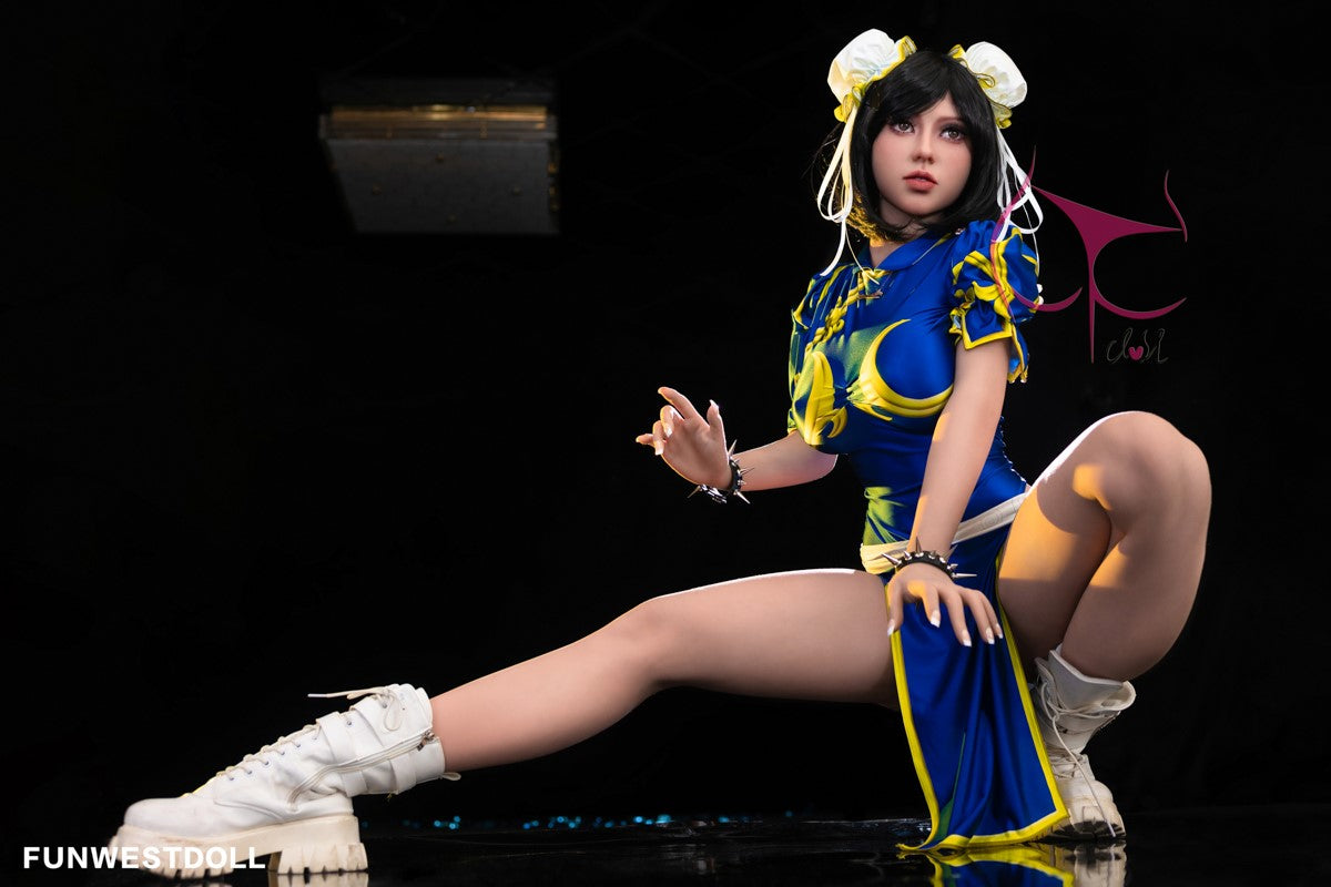 Chun Li muñeca sexual (FunWest Doll 155 cm Copa F #032 TPE)
