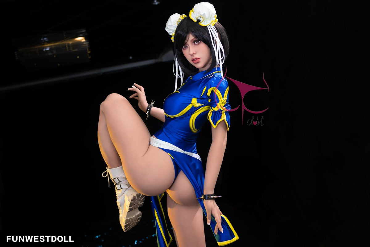 Chun Li muñeca sexual (FunWest Doll 155 cm Copa F #032 TPE)