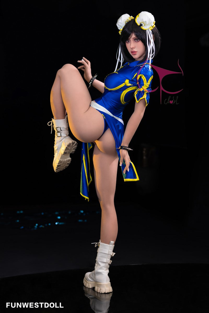 Chun Li muñeca sexual (FunWest Doll 155 cm Copa F #032 TPE)