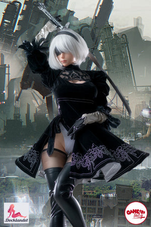 Yorha 2b muñeca sexual (Game Lady 171cm E-CUP No.18 Silicona)