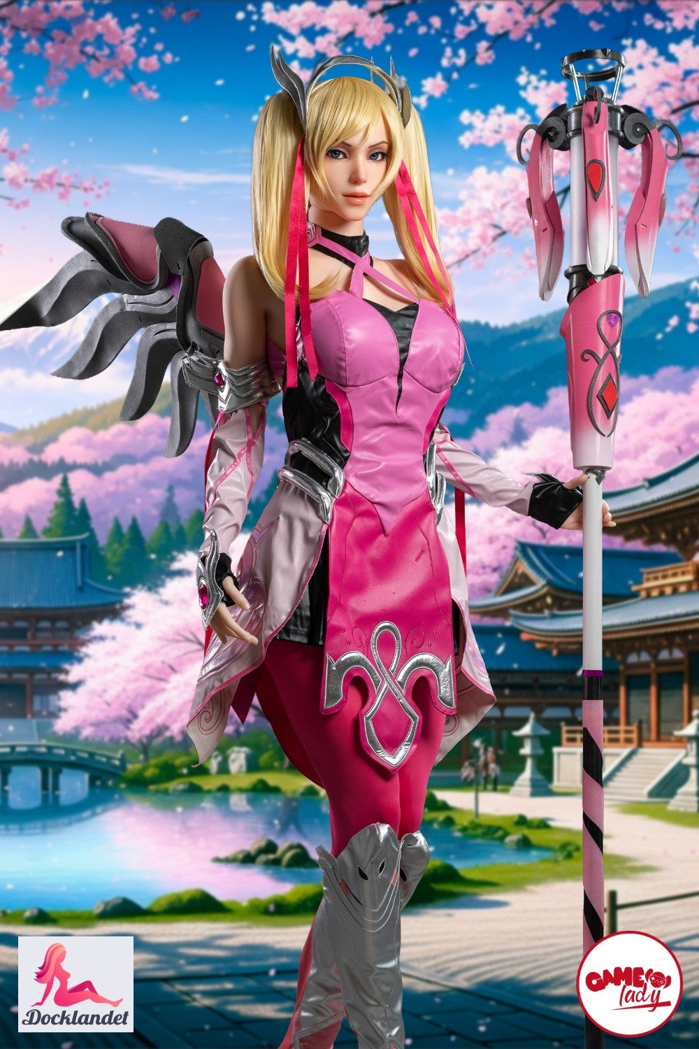 Mercy Sexdocka (Game Lady 171cm G-Kupa No.38 Silikon) Overwatch Sex Doll 
