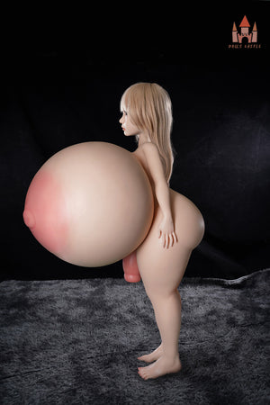 Britt muñeca sexual (Dolls Castle 110 cm Gigantes Tetas #S16 Silicona)