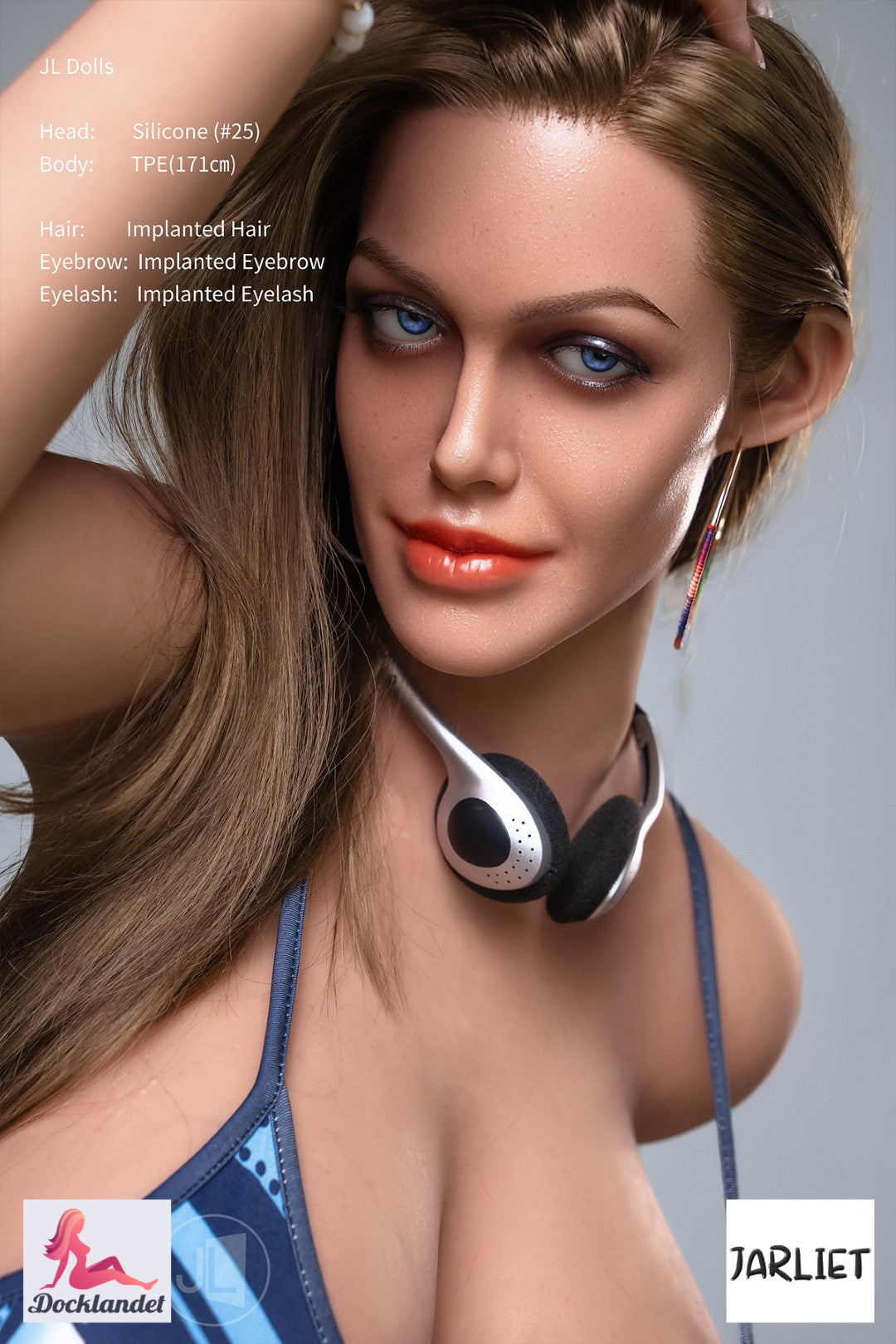 gina muñeca sexual (Jarliet 171cm Copa M TPE+Silicona)
